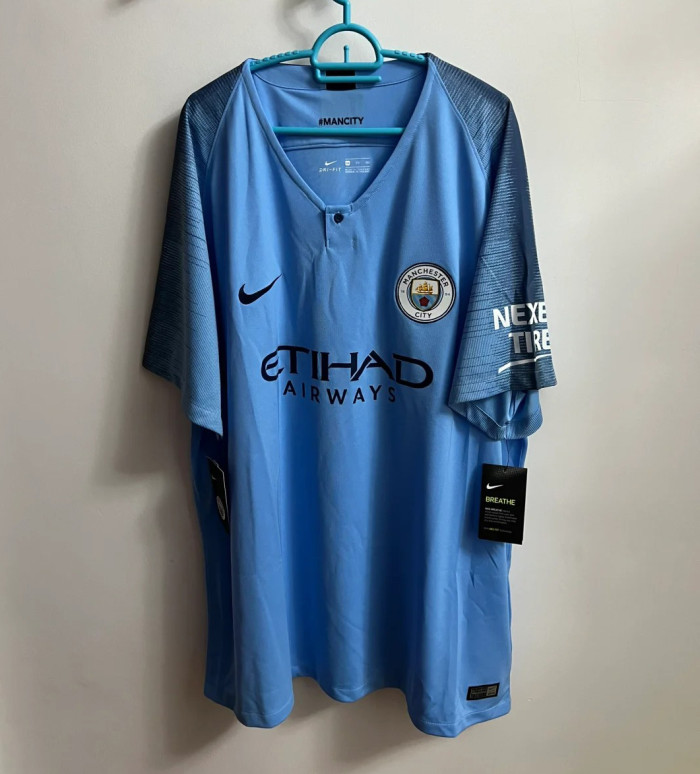 Retro 2018-19 MAN CITY Jersey Home