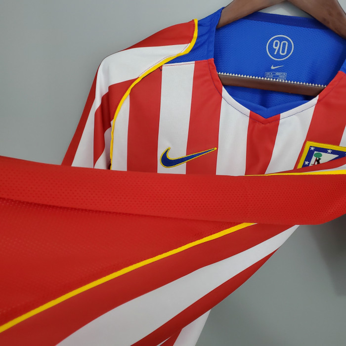 Retro 2004-05 Atletico Madrid Camiseta Home