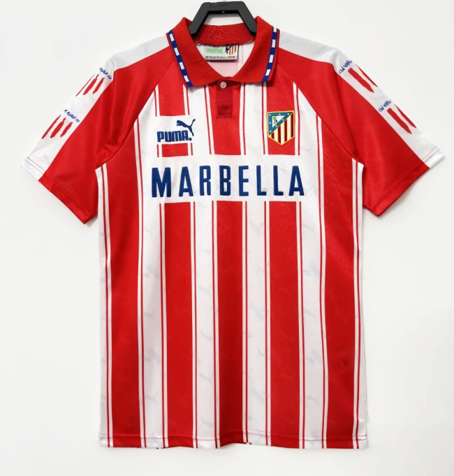 Retro 1994-95 Atletico Madrid Camiseta Home