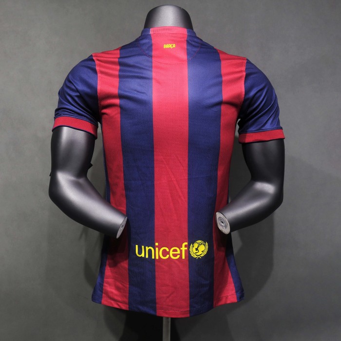 Retro 2014-15 Barcelona Jersey home