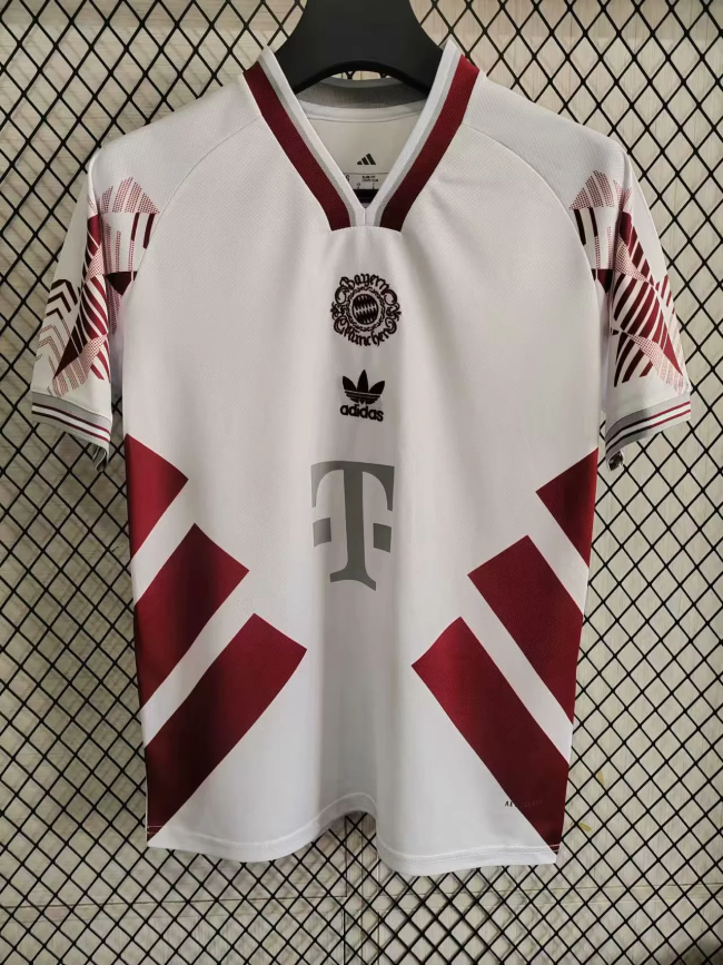 25-26 Bayern special version white soccer jersey size S-4XL