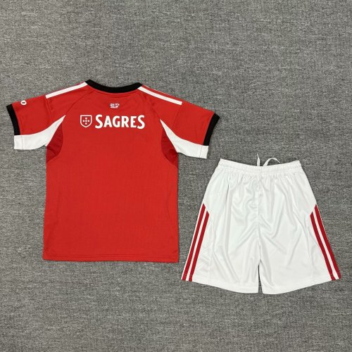 Kids set Benfica Home Soccer Uniform 2025 2026