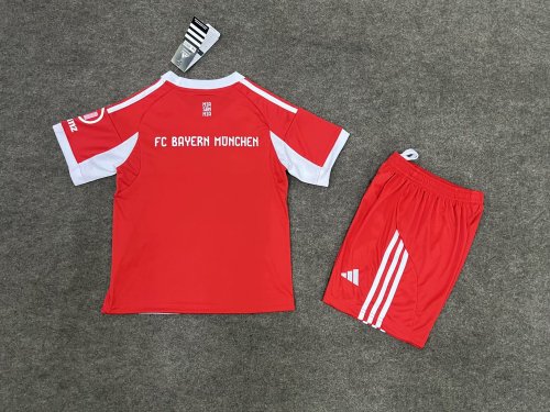 Kids Bayern set Home Soccer Uniform 2025 2026