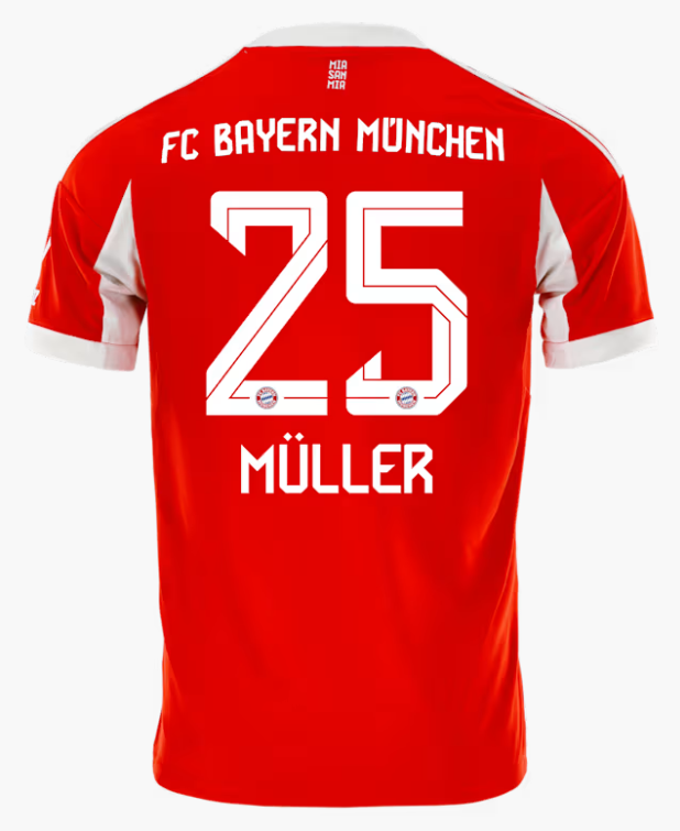 25-26  Bayern Jersey Home trikots S-4XL