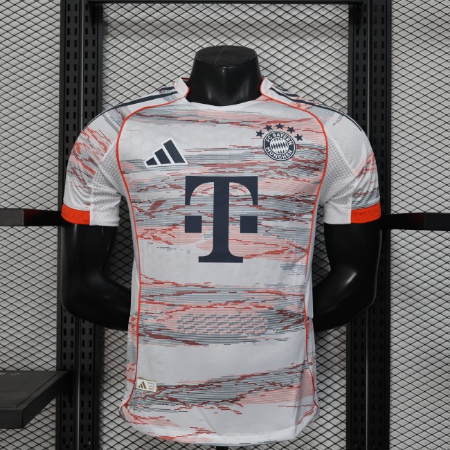 Player Version 25-26  Bayern Jersey Away White Trikots