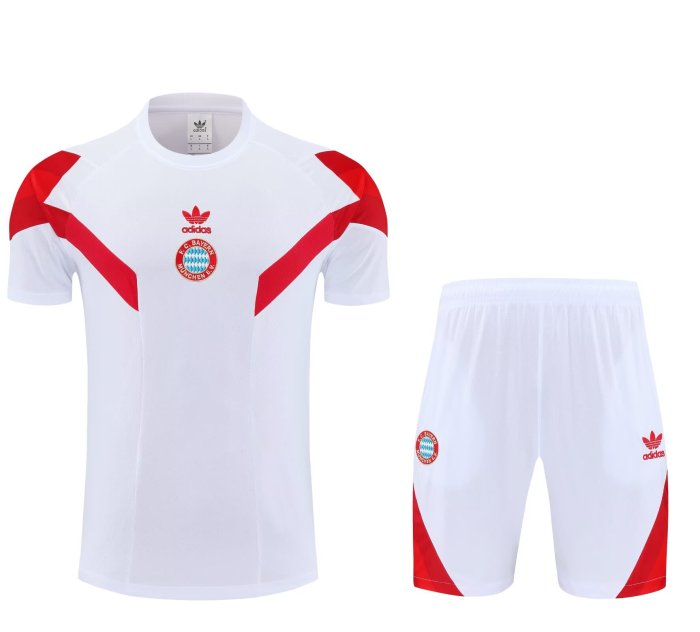 BAYERN Training Soccer Suit 2025 2026 White