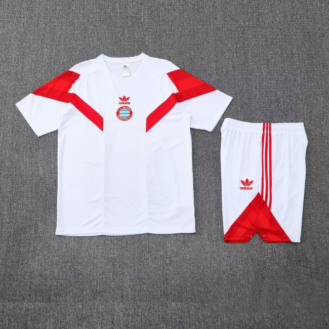 BAYERN Training Soccer Suit 2025 2026 White