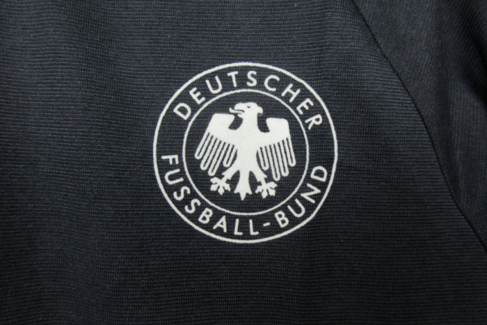 Germany Retro Cotton T-shirt White and Black