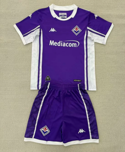 kids kit 25-26 Fiorentina home soccer jersey size 16-28