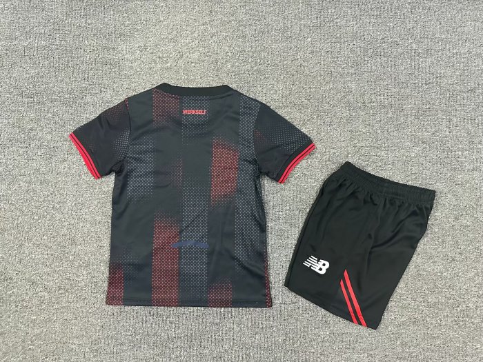 Kids 25-26 Leverkusen Soccer Jerseys Shorts