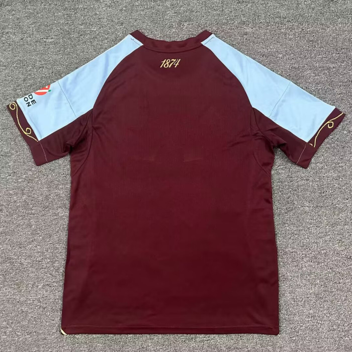 2025-26 Aston Villa Jersey Home