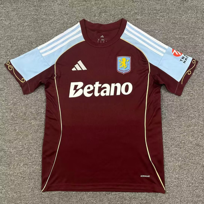 2025-26 Aston Villa Jersey Home