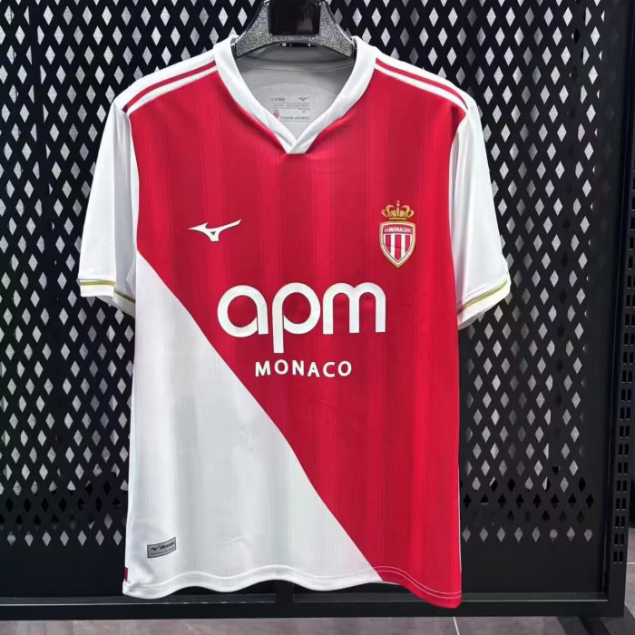 2025-26 AS Monaco Home Jersey