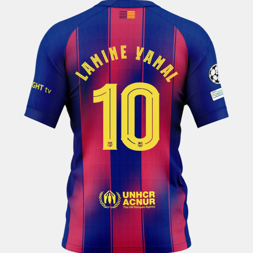 LAMINE YAMAL 25-26 Barcelona Home Jerseys