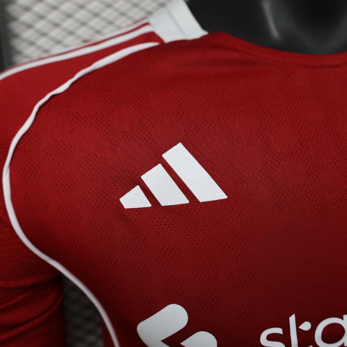 Long SleevePlayer Versoin LIVERPOOL shirt Home 25-26