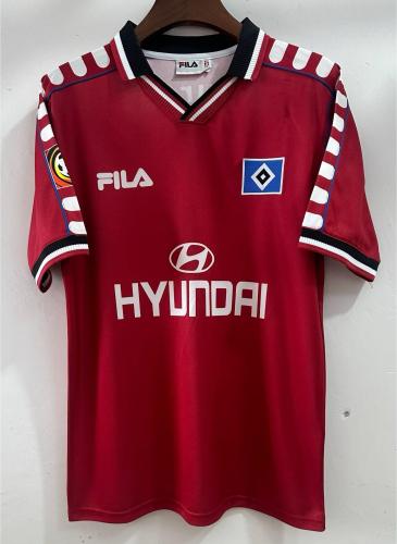 Retro 2000 Hamburger Red soccer jersey Hamburg