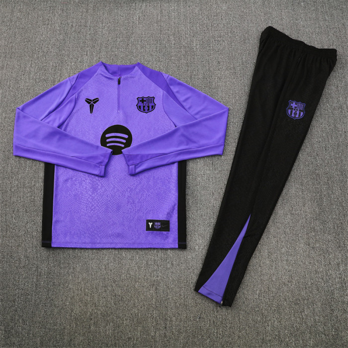 Barcelona 25-26 Training Soccer suit Purple
