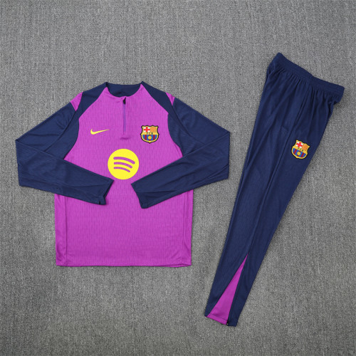 Barcelona 25-26 Training Soccer suit Purple 2