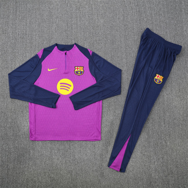 Barcelona 25-26 Training Soccer suit Purple 2