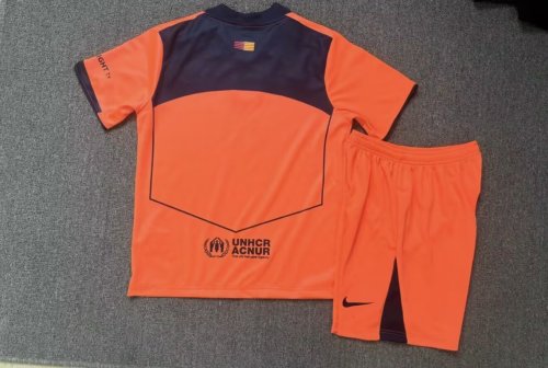 Barcelona Kids 3 rd Soccer Uniform 2025 2026
