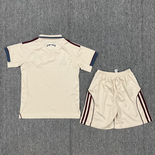 Kids Ajax Third Away Soccer Uniform 25 26