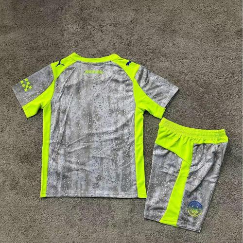 2025 26 kids Manchester City set Grey size 16-28