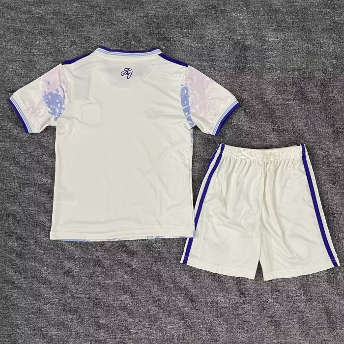 kids kit 25-26 Aston Villa third soccer jersey size 16-28
