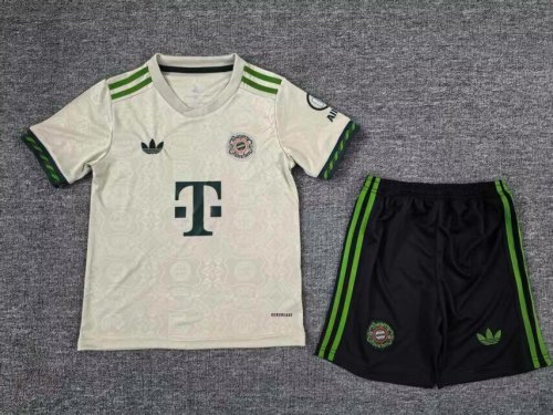 Kids Bayern Soccer Uniform 25 26