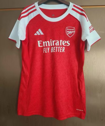 Women Arsenal Home Soccer Jersey 2025 2026