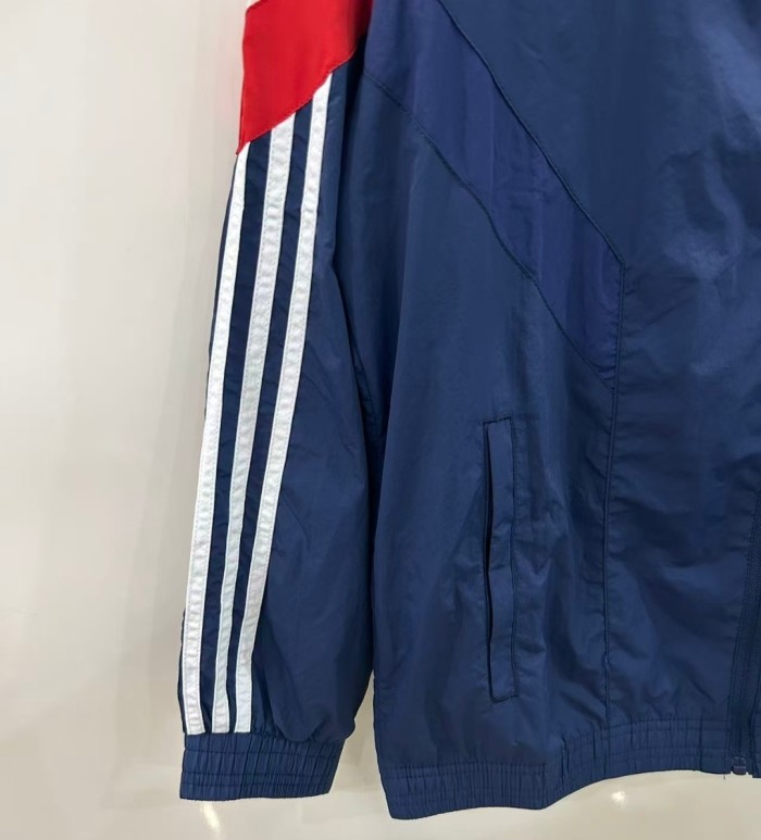 25-26 Italy blue purple Windbreaker Jacket size S-2XL