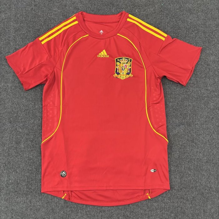 Retro 2008 Spain Home Jersey