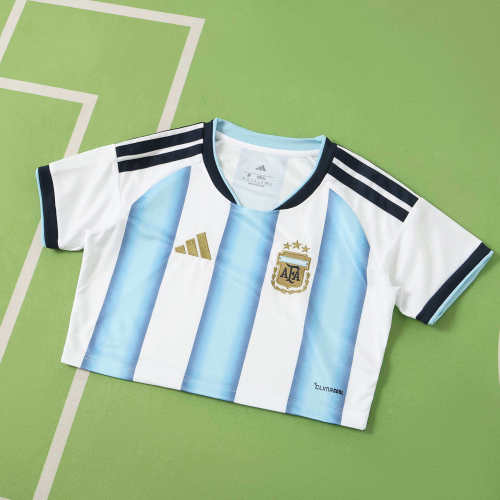 2026 FIFA World Cup Argentina Home Cropped Jersey