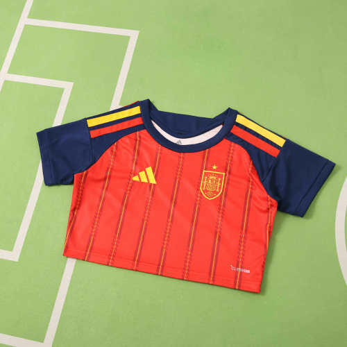 2026 FIFA World Cup Spain Home Cropped Jersey