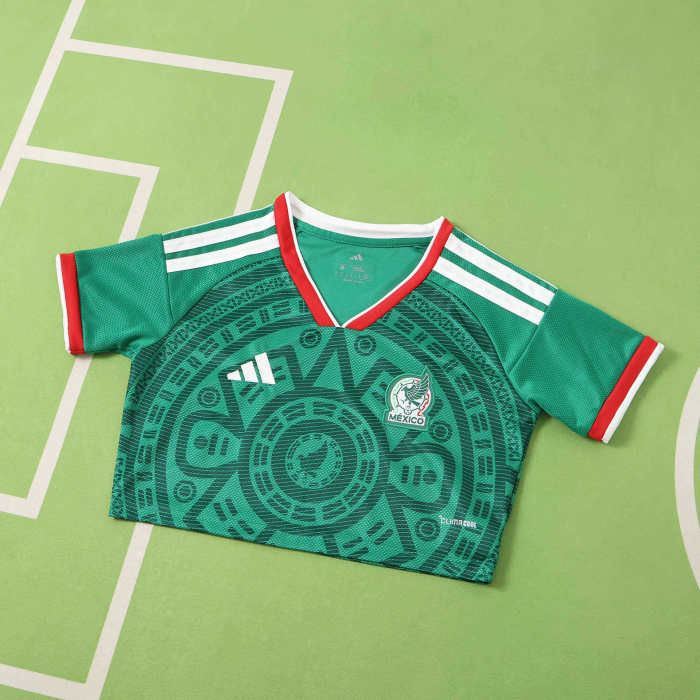 2026 World Cup Mexico Home Cropped Jersey