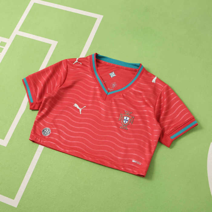 2026 World Cup Portugal Home Cropped Jersey
