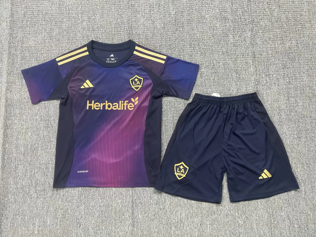 kids kit 25-26 Galaxy away soccer jersey size 16-28