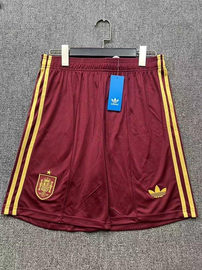 Spain Away Soccer Shorts 26 27