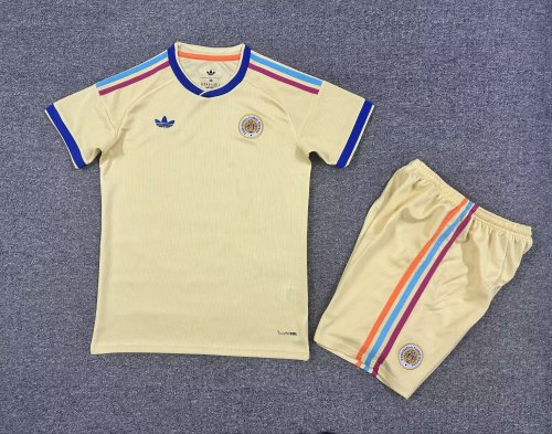 Kids Curacao Away Soccer Uniform 26 27