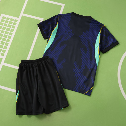 Youth Jersey 2026 World Cup Brazil away Kids kit