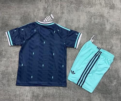 Kids Germany Away Soccer Uniform 26 27