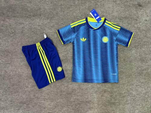 Kids Columbia Away Soccer Uniform 26 27