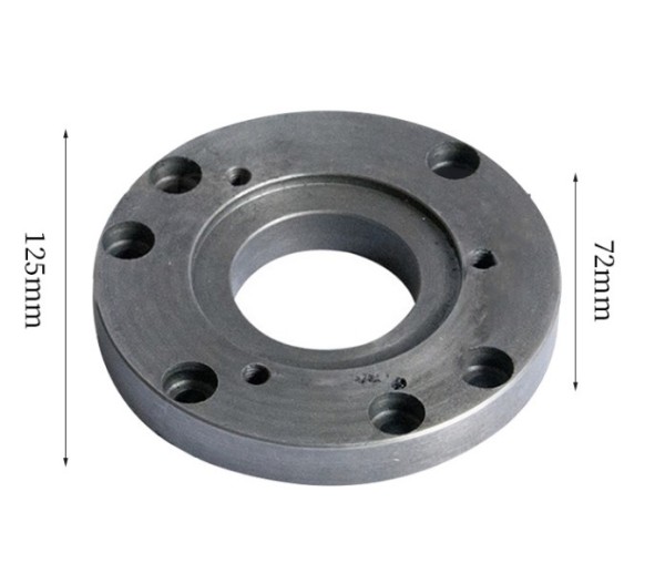 HUISN  125MM 100MM back plate small lathe accessories instrument lathe chuck transition plate