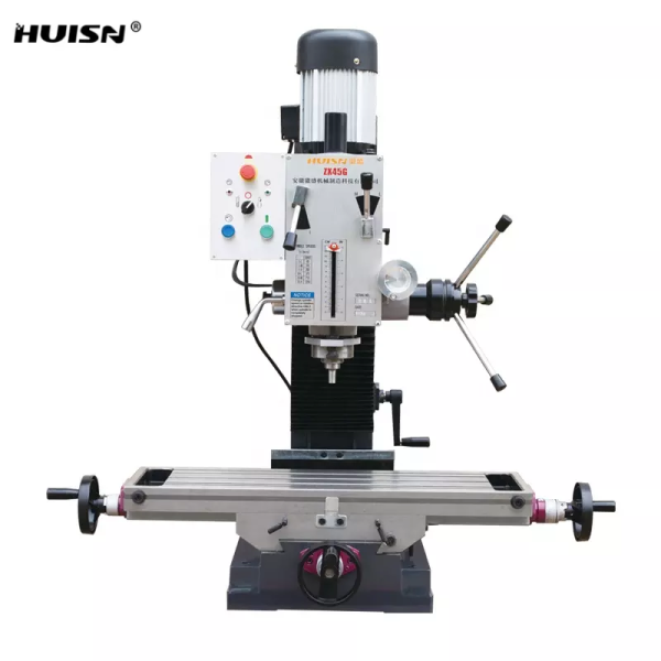 HUISN ZX45G universal vertical drilling and milling machine for metal gearhead milling well drilling machine for sale