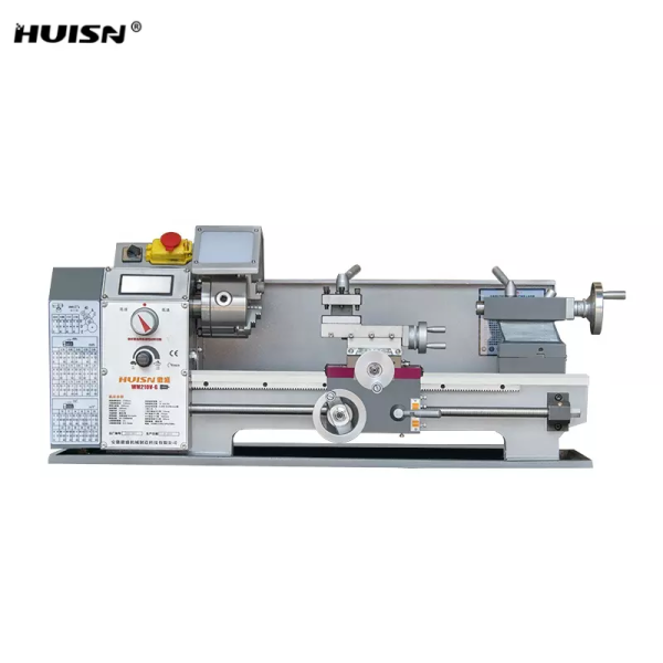 WM210V-G Mini Polishing DIY Use Lathe Adjustable Speed Horizontal Manual Mini Metal Lathe