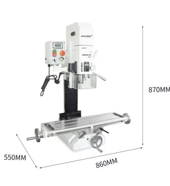 HUISN high-precision household small drill milling machine power industrial-grade metal processing machine tool HX25VB - 700