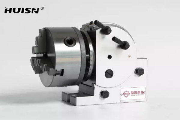 HUISN Universal Dividing Head with 3 Jaw Chuck F12100 100mm Accessories for Milling Machines Tools