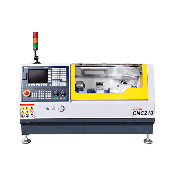 HUISN CNC210 mini cnc lathe machine cnc turning machine cnc desktop 3 axis for metal direct sales diy