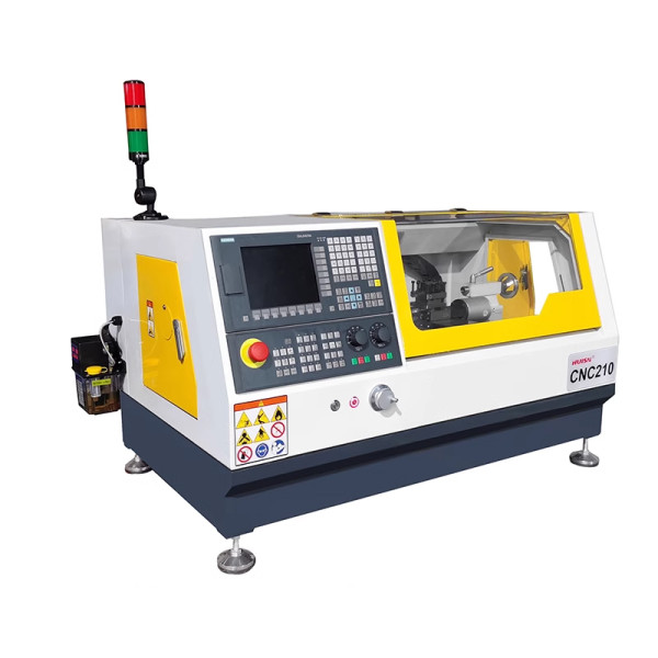 HUISN CNC210 mini cnc lathe machine cnc turning machine cnc desktop 3 axis for metal direct sales diy