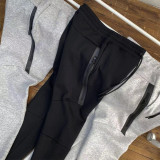 Men women Designer jacket tracksuit pants longe print logo Splicing casual sport trousers special fabric Loose Street Leisure Fashion couple style tech fleece
