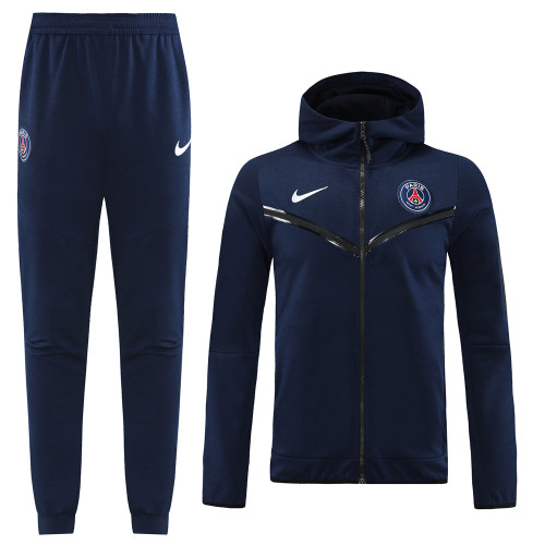 top A quality mens Paris club two-piece football Training suit hooded tracksuit print Logo sporty wear Hoodie Sweatshirt Casual Fashion Street jacket and  pants